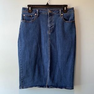 Banana republic denim skirt
